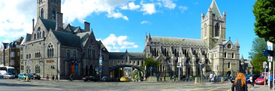 Christchurch Cathedral in Dublin, Ireland