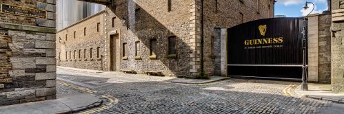 Guinness Storehouse gate in Dublin City
