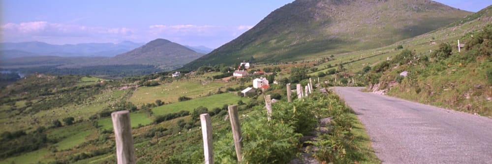 Scenic mountain road on the Healy Pass, Ring of Kerry