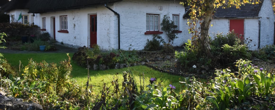 Thatched cottages of Adare Village in Limerick, Ireland