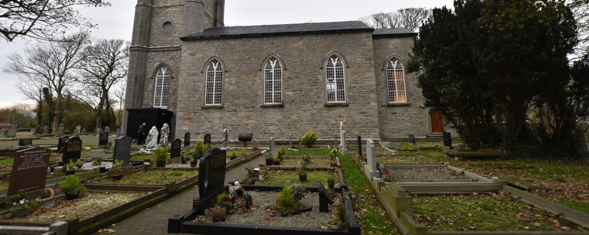 Drumcliffe Cemetery in county Sligo Ireland.