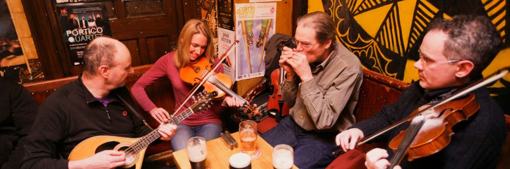 Traditional Irish Music played in a County Sligo pub