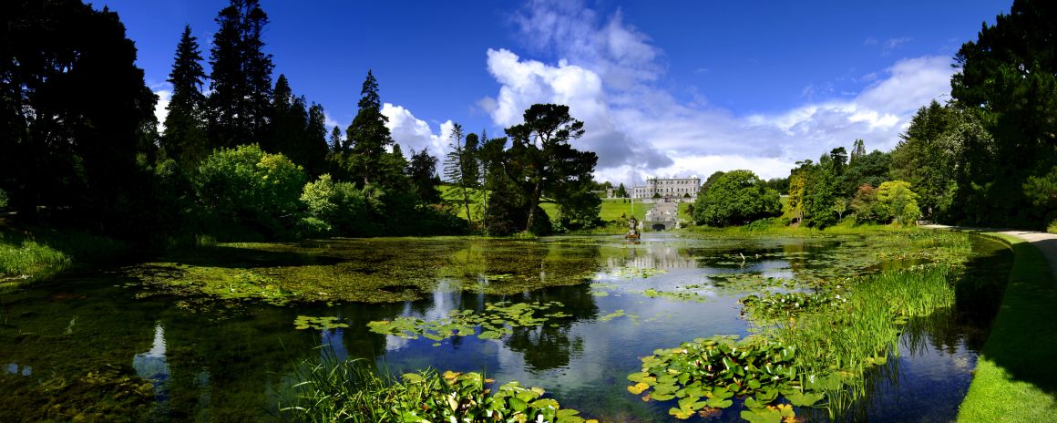 Powerscourt Garden and House on Powerscourt Estate county Wicklow.