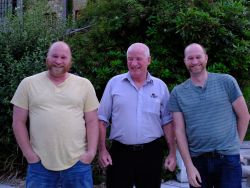 Tour Guide Tony, middle, with guests on their tour of Ireland