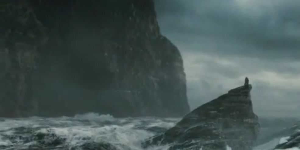 Harry Potter and the Half-Blood Prince filming at the Cliffs of Moher, County Clare