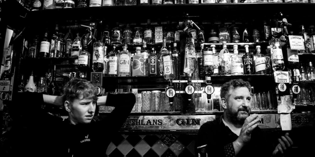 The interior of Coughlan's Bar & Live Music Venue, Cork, Ireland