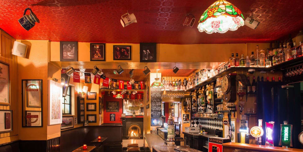 The interior of Coughlan's Bar & Live Music Venue, Cork, Ireland