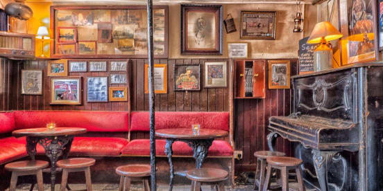 Traditional Irish pub interior