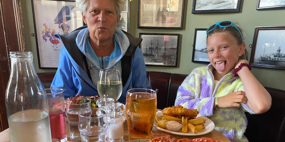 Half lobster served in Cronin's Pub, Ireland