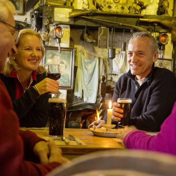 People enjoying an Ireland tour