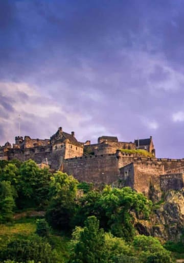 Edinburgh Castle and the Scottish Highlands