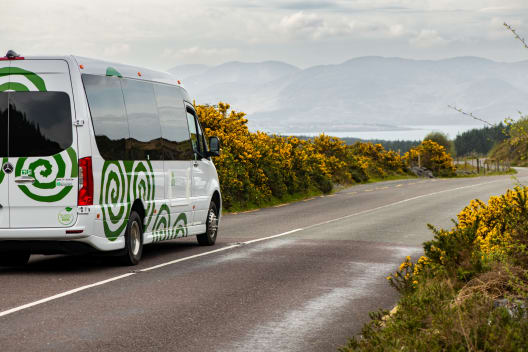 9 Seater Sprinter on a Ring of Kerry mountain road