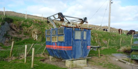 Old Cable car on Dursey Island, County Cork