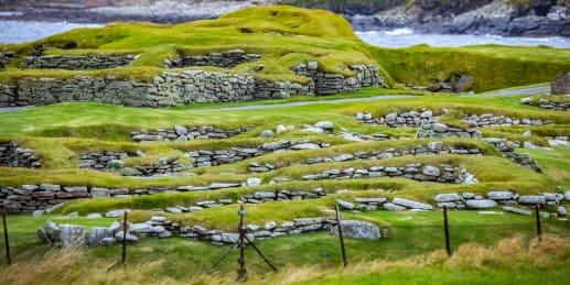 Jarlshof Prehistoric and Norse Settlement, Shetland Islands, Scotland