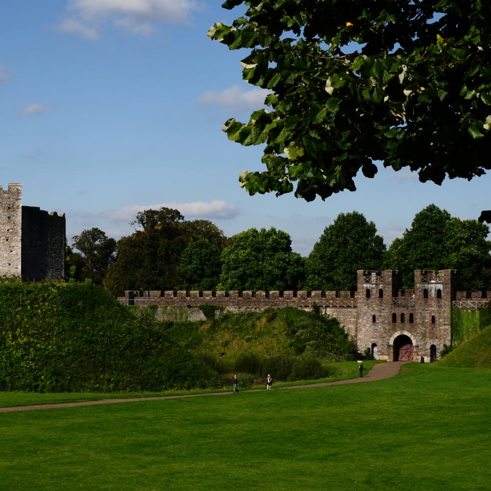 Cardiff Castle, as seen on a UK city tour