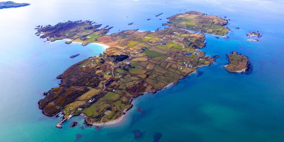 Heir Island off the coast of County Cork, South West Ireland