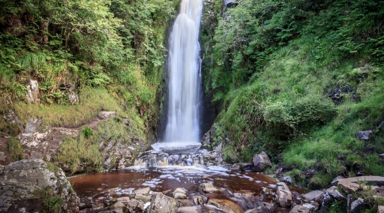 Glenevin Waterfall in Donegal