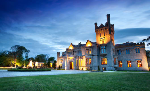 Lough Eske Castle Hotel, where you will be staying in County Donegal