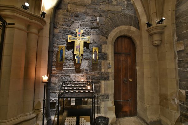Chapel of St. Laud featuring the preserved heart of St. Laurence O'Toole