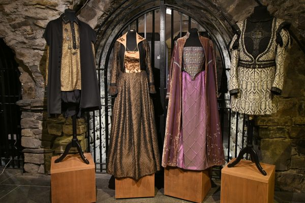 Try on replicas of the Tudor costumes