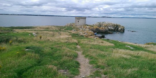 Ireland's Eye Island, off the coast of County Dublin