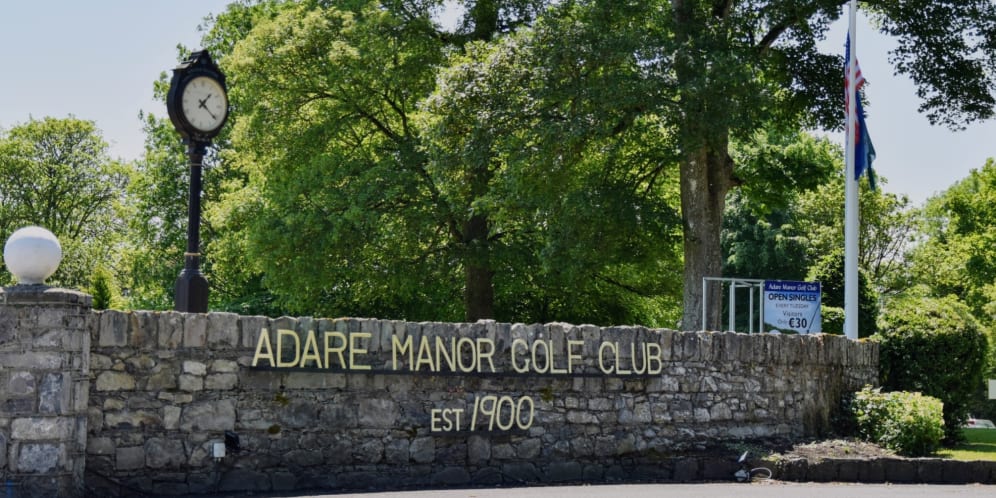 The luxurious Adare Manor estate and golf course
