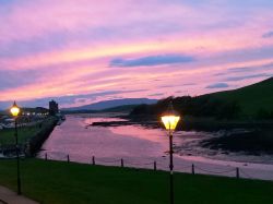 Pink Night Sky over Westport, County Mayo